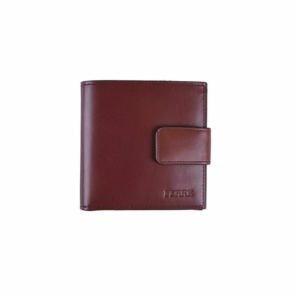 Gianfranco Ferre Brown 100% Leather Bifold Wallet
